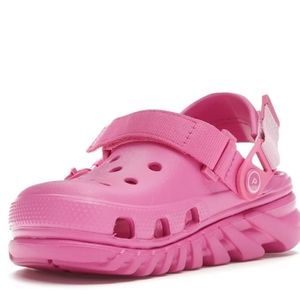Pink Post Malone Crocs